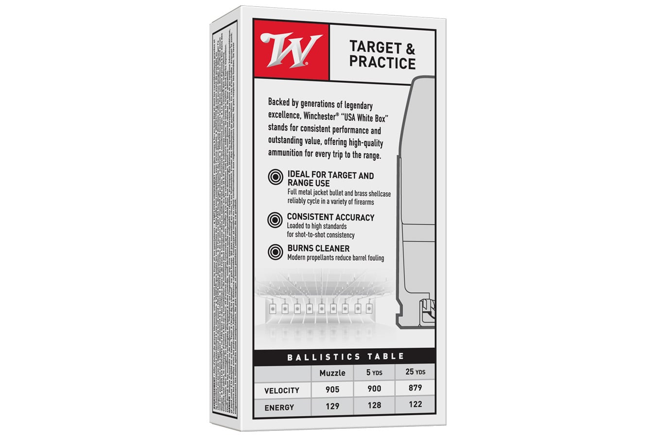 Winchester 32 Auto 71 gr FMJ 50/Box